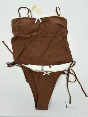 Brown Bikini Set